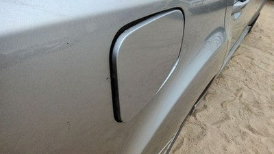 10-14 Legacy Outback Fuel Tank Door With Hinge Gas Lid Filler Ssm Steel Silver