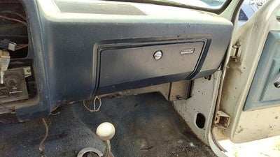 1984 Dodge Ram W250 Glove Box Assembly Complete Door With Latch Oem Blue