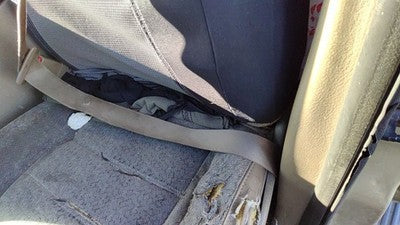 2002-2005 Ford Explorer Driver Left Front Seat Belt Retractor Shoulder Rp Tan
