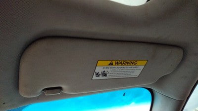2011-16 Kia Optima Sx Passenger Right Sun Visor Oem Black Va 852022T520up