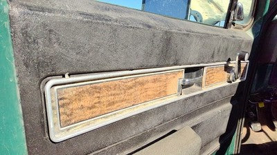 1976 Silverado C10 Driver Left Front Door Trim Panel Paed Black