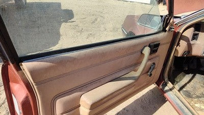 1985 Pontiac Sunbird Driver Left Door Trim Panel Manual Windows Oem Tan