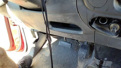 1997-2004 Ford F150 Lower Dash Under Column Knee Bolster Trim Panel Oem Gray