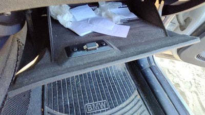 2004 Bmw X3 Glove Box Assembly Complete Door With Latch Oem Gray