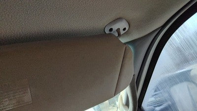 1999 F250 Super Duty Passenger Right Sun Visor Oem Gray