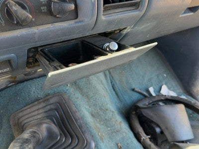 1992-1997 Ford F250 Ash Tray Assembly Oem Slide Out Dash Gray F5Tz1504320A