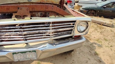 1967-1969 Ford F100 Front Grille Oem Chrome Bent C8tz8200e
