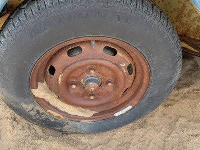 1968-1979 Vw Super Beetle 15" Steel Wheel Oem Factory 8 Slot Rim