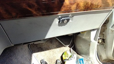 1985 Mercury Grand Marquis Glove Box Assembly Complete Door With Latch Oem Gray