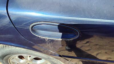98-02 Oldsmobile Intrigue Passenger Right Rear Outside Door Handle Back Blue 28u