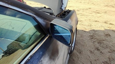 Bmw 540I Passenger Right Power Side Mirror Door Mounted Oem Black 51168203750