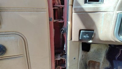 1985-1991 Pontiac Sunbird Driver Left Upper Lower Door Hinge Pair Set Oem