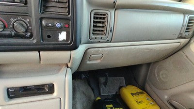 00-02 Chevy Suburban Glove Box Assembly Complete Door With Latch 922 Light Gray