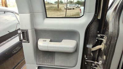 06-07 Ford F150 Passenger Right Rear Door Trim Panel With Switches Back Gray Me