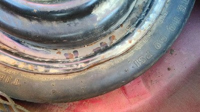 1988-1994 Grand Prix Compact Spare Donut Wheel And Tire Oem 09591237