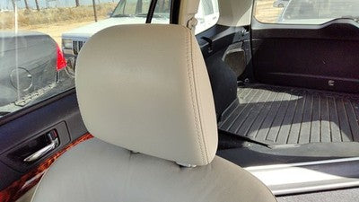 10-12 Subaru Legacy Outback Passenger Right Headrest Leather Seat Wil Warm Ivory