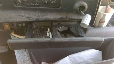 1992-1996 Ford Van E150 Cup Holder Assembly Slide Out Dash Oem Gray F5uz1504320d