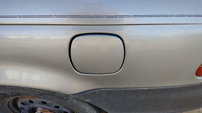 1996-2000 Saturn Sl1 Fuel Tank Door With Hinge Gas Lid Oem Filler Sedan Silver