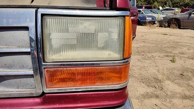 1991-1994 Ford Explorer Driver Left Head Light Oem Front With Turn Signal Trim