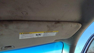 2016 Dodge Ram 4500 Passenger Right Sun Visor Oem Gray X8