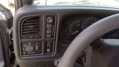 00-02 Sierra 1500 Trim Bezel Around Speedometer Dash Surround Panel Graphite 12D