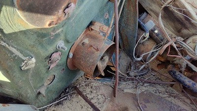 1953 Chevy Bel Air 150 Sedan Engine Compartment Vent Fresh Air Oem 235Ci