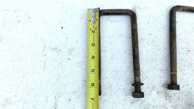 1996 Nissan Hardbody Rear U Bolts Shock Mount Spring Plate Set Oem 4X4