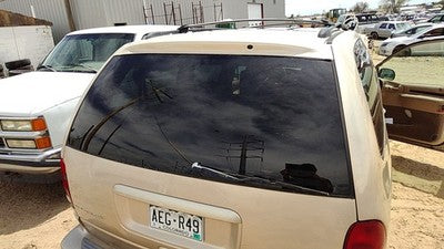1996-2000 Chrysler Town & Country Back Glass Rear Window Oem 04716084
