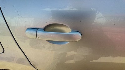 07-11 Nissan Versa Passenger Right Rear Outside Door Handle Oem Back Silver K23