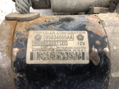 2007-2010 Chrysler Sebring Starter Motor 2.4L 05034555Aa