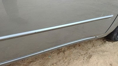 07-09 Nissan Sentra Passenger Right Front Moulding From Door Trim Strip Gray K36