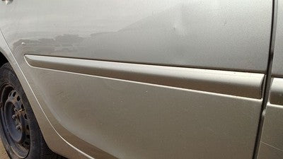 02-06 Camry Passenger Right Rear Moulding From Door Back Trim Strip Lunar Mist