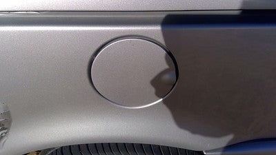 1997-2005 Chevy Venture Fuel Tank Door With Hinge Gas Lid Oem Filler Silver 12u