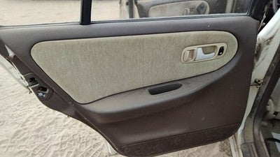 1993 Infinity G20 Driver Left Rear Door Trim Panel With Switches Back Brown