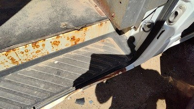 2006 Sprinter Van 3500 Passenger Right Rear Back Lower Sill Step Kick Trim Panel