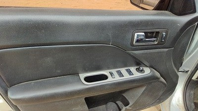 10-12 Fusion Driver Left Front Door Trim Panel With Master Switch Charcoal Fw