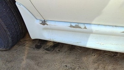 05-08 Uplander Driver Left Lower Rocker Panel Moulding Side Skirt Oem White 50U