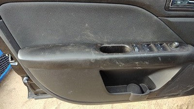 10-12 Fusion Driver Left Front Door Trim Panel With Master Switch Charcoal Dw