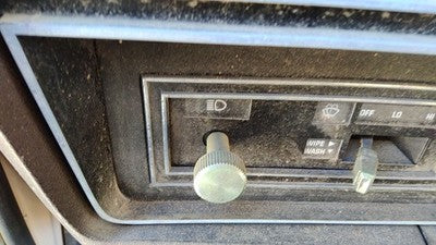 1984 Dodge D350 Headlight Switch Control Knob Buttons Dash Oem