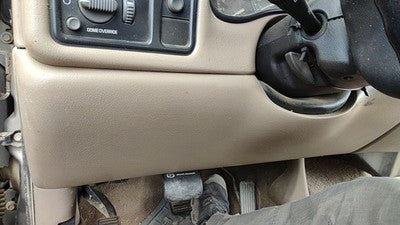 00-02 Silverado 2500 Hd Lower Dash Under Column Knee Bolster Trim Panel Tan 52D