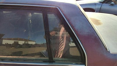 1986-1991 Olds 88 Driver Left Rear Vent Window Back Door Glass With Frame Oem