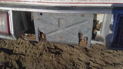 1978 Buick Regal Fuel Tank Door With Hinge Gas Lid Oem Filler