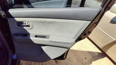 07-09 Sentra Passenger Right Rear Door Trim Panel With Switches Back Black W