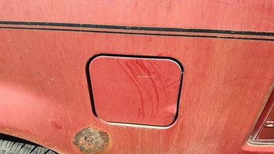 1990 Ford Bronco 2 Fuel Tank Door With Hinge Gas Lid Oem Filler Red