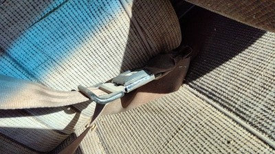 Ford F150 Passenger Right Front Seat Belt Buckle Receiver Oem Brown