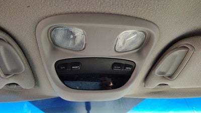 01-04 Jeep Grand Cherokee Center Overhead Console Dome Light Map Lamp Cubby Gray