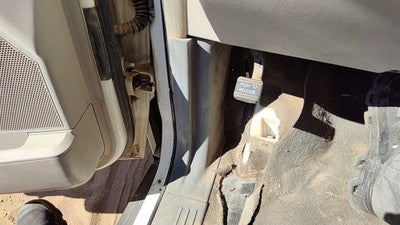 2008 Dodge Grand Caravan Driver Left Lower Kick Trim Panel Oem Gray Ds