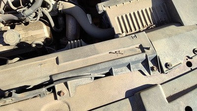 1990-1999 Olds 88 Top Plastic Cover Above Radiator Support Sight Shield Oem