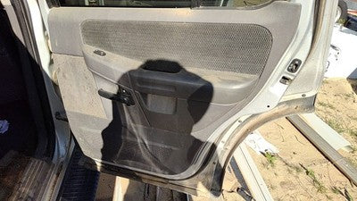 02 Explorer Passenger Right Rear Inside Door Trim Panel With Switches Back Gray
