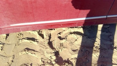 10-12 Lexus Hs250h Hybrid Driver Left Front Moulding From Door Oem Trim Red 3r1
